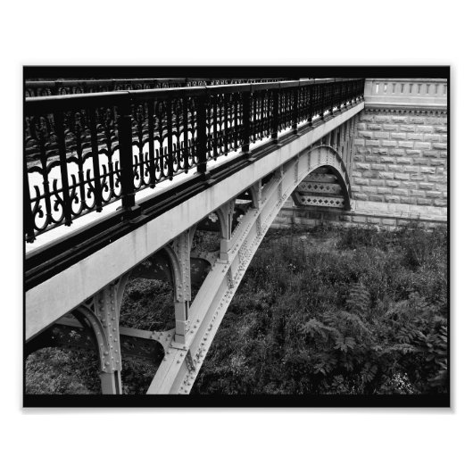 Decoratieve brug foto afdruk (Voorkant)