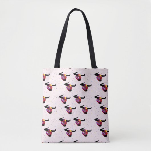 Decoratieve bulkoppen tote bag (Voorkant)