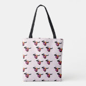 Decoratieve bulkoppen tote bag (Achterkant)