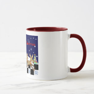 Decoratieve Cartoon kerstMok Mok