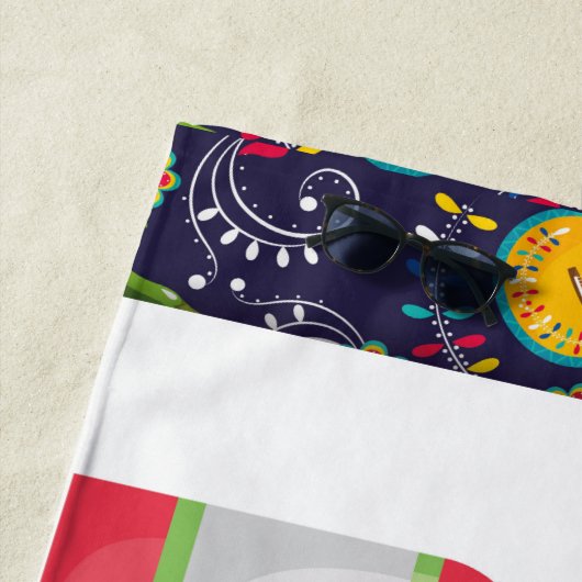 Decoratieve Chili-feestdag Strandlaken (In situ)