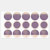 Decoratieve cirkelontwerper labels (Vel)