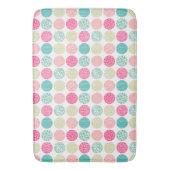 Decoratieve cirkels - Kleuren 01 Badmat (Voorkant Verticaal)