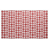 Decoratieve cirkels - Ruby Red en White Stof (Yard (91,4 cm))