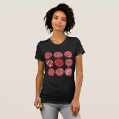 Decoratieve cirkels t-shirt (Voorkant volledig)