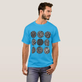Decoratieve cirkels t-shirt (Voorkant volledig)