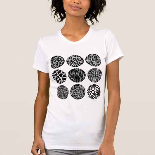 Decoratieve cirkels t-shirt (Voorkant)