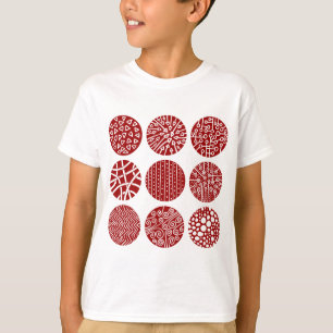 Decoratieve cirkels t-shirt