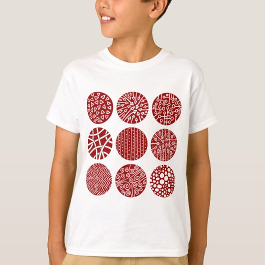 Decoratieve cirkels t-shirt (Voorkant)