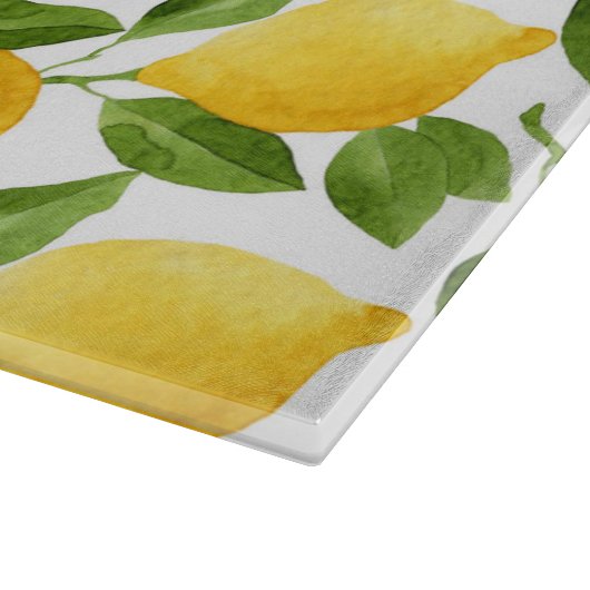 Decoratieve citroenen snijplank (Hoek)