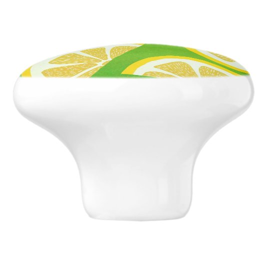 Decoratieve citrus keramische knoppen (Zijkant)