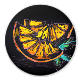 Decoratieve citrus keramische knoppen