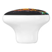 Decoratieve citrus keramische knoppen (Zijkant)