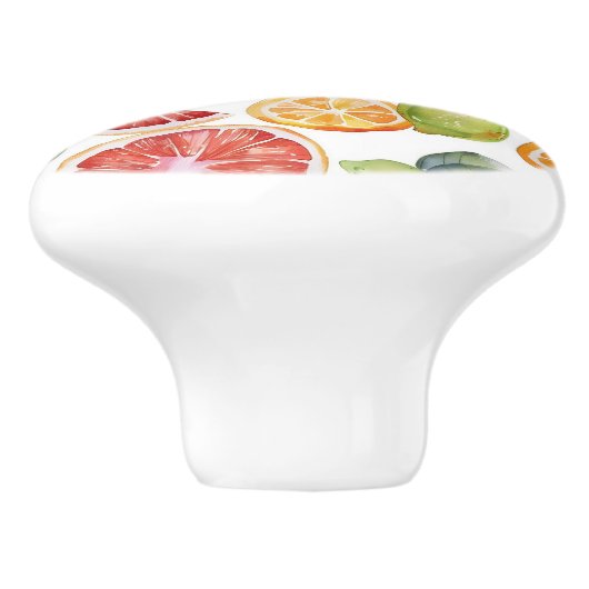 Decoratieve citrus keramische knoppen (Zijkant)