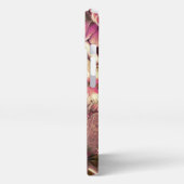 Decoratieve collage Butterflies en Rozen iPhone Hoesje (Linkerkant)