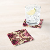 Decoratieve collage Butterflies en Rozen Kartonnen Onderzetters (Insitu)