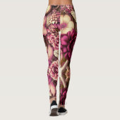 Decoratieve collage Butterflies en Rozen Leggings (Achterkant)