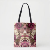 Decoratieve collage Butterflies en Rozen Tote Bag (Voorkant)
