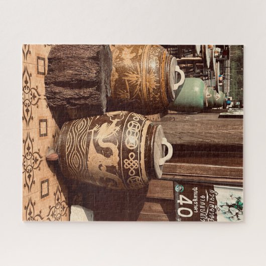 Decoratieve containers legpuzzel (Horizontaal)