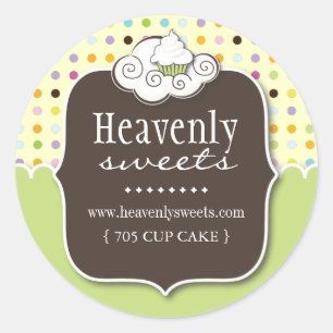 Decoratieve cupcake   Gebak Chef Stickers