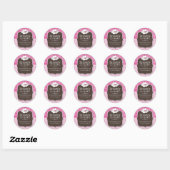 Decoratieve cupcake | Gebak Chef Stickers (Vel)