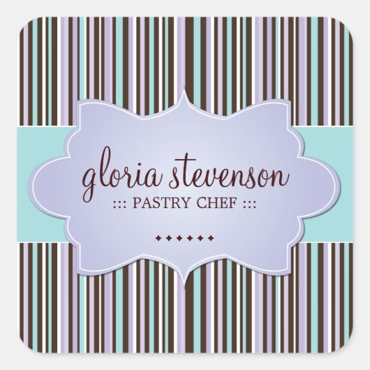 Decoratieve Cupcake Jar Stickers (Voorkant)