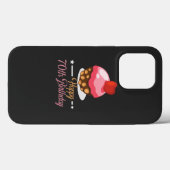 Decoratieve cute 70e verjaardagstaart chocoladetaa Case-Mate iPhone case (Achterkant (horizontaal))