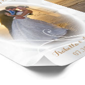 Decoratieve dag van de bruiloft - Fotosjabloon Foto Afdruk (Hoek)