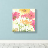 Decoratieve dagen canvas afdruk (Insitu (Houten vloer))