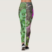 Decoratieve Dahlia Leggings (Achterkant)