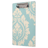 Decoratieve Damask Art I - Cream on Blue Klembord (Links)