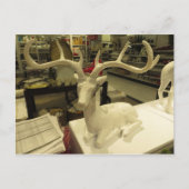 Decoratieve deer briefkaart (Voorkant)