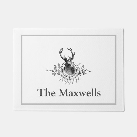 Decoratieve  deer deurmat (Voorkant)