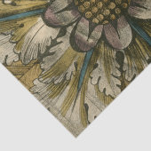 Decoratieve demask Rosette op grijze achtergrond Tissuepapier (Detail)