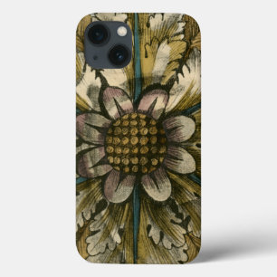 Decoratieve Demaskrozet op grijze achtergrond Case-Mate iPhone Case