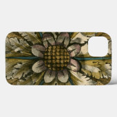 Decoratieve Demaskrozet op grijze achtergrond Case-Mate iPhone Case (Achterkant (horizontaal))
