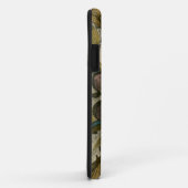 Decoratieve Demaskrozet op grijze achtergrond Case-Mate iPhone Case (Achterkant/rechts)