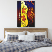 Decoratieve deur canvas afdruk (Insitu (Slaapkamer))