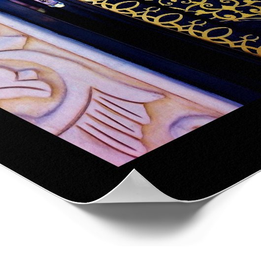 Decoratieve deur poster (Hoek)