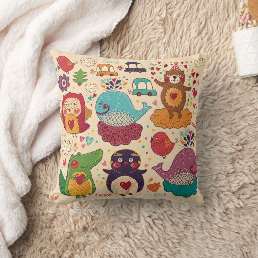 Decoratieve Dieren Kussen (Deken)