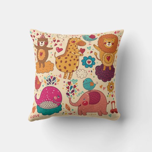 Decoratieve Dieren Kussen (Achterkant)