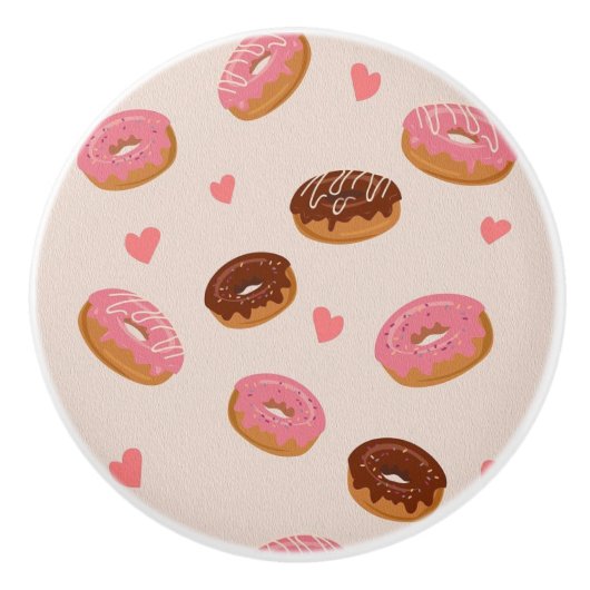 Decoratieve donuts keramische knoppen (Voorkant)