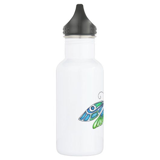 Decoratieve dragonfly waterfles  (Links)