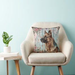 Decoratieve Duitse Herdershond Kussen