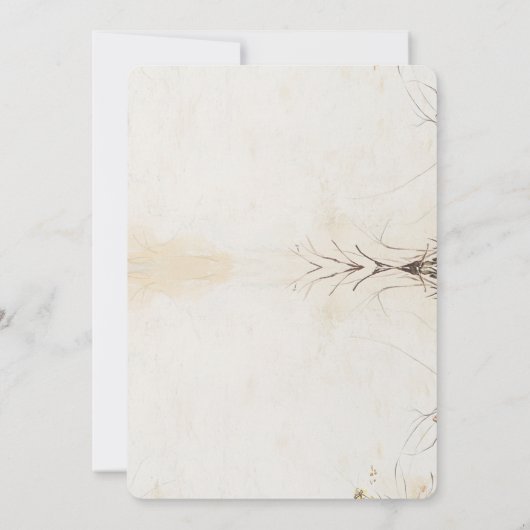 Decoratieve eieren Bloemen en eieren jagen Kaart (Achterkant)