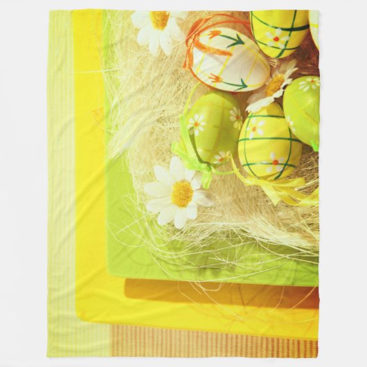 Decoratieve eieren fleece deken (Voorkant)