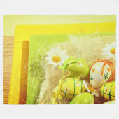 Decoratieve eieren fleece deken (Voorkant (Horizontaal))