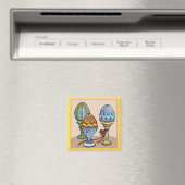 Decoratieve eieren Magnet (Insitu (Vaatwasser))