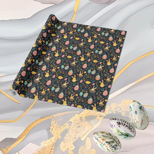 Decoratieve Eieren Paashaas Minimaal Rustieke Deco Cadeaupapier