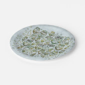 Decoratieve eigenaar papieren bordje (Gekanteld)